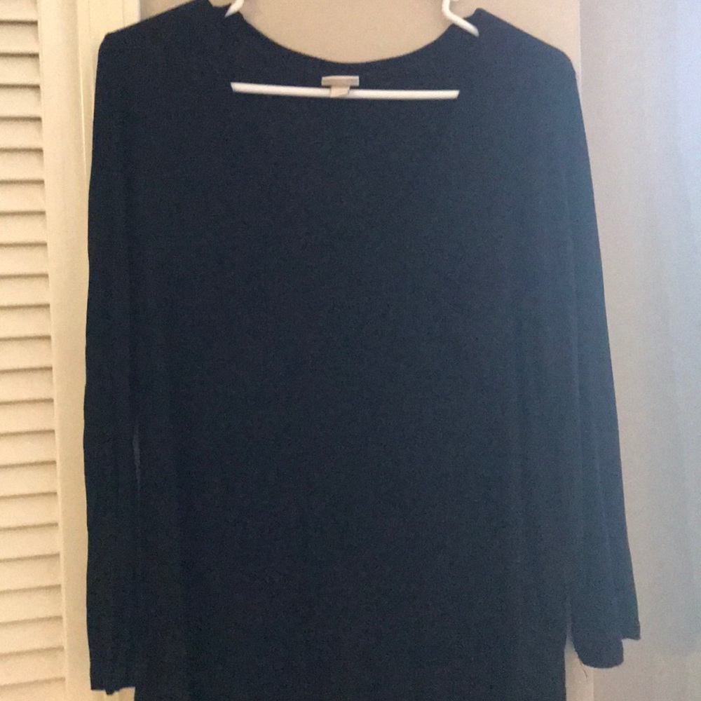 Black Comfy Pocket Quarter Sleeve